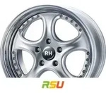 RH Alurad AL Cup silber Horn hochglanz poliert 8.5x18 ET69 - LK5/100 ML64.1 Alufelge
