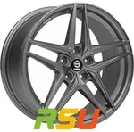 Sparco Record matt graphite 8x19 ET45 - LK5/108 ML73.1 Alufelge grau