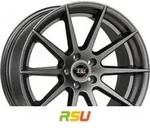 TEC Speedwheels GT7 gun-metal 8.5x19 ET35 - LK5/114.3 ML72.5 Alufelge grau