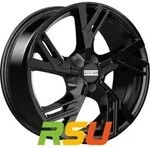 Fondmetal Atena glossy black 8.5x19 ET40 - LK5/112 ML66.5 Alufelge schwarz