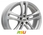TEC Speedwheels AS4 brillant-silber 6.5x16 ET38 - LK5/100 ML57.1 Alufelge silber