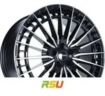 GMP Qstar black diamond 8x19 ET35 - LK5/130 ML66.5 Alufelge schwarz
