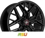 Keskin KT25 Pearl black painted 8.5x20 ET35 - LK5/114.3 ML72.6 Alufelge schwarz