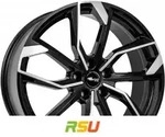 RC-Design RC34 schwarz front-poliert 7.5x19 ET40 - LK5/112 ML57.1 Alufelge schwarz
