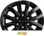 Borbet CW6 black matt 6.5x17 ET62 - LK6/130 ML84.1 Alufelge schwarz