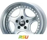 RH Alurad P Rad silber horn hochglanz poliert 10x18 ET15 - LK5/130 ML71.5 Alufelge