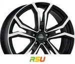 Dezent TV black/polished 8x19 ET30 - LK5/112 ML60.1 Alufelge schwarz