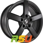Etabeta Eros black matt 7x16 ET45 - LK5/112 ML57.1 Alufelge schwarz