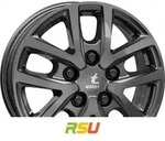 itWheels Mira Van gloss titanium 6.5x16 ET50 - LK5/118 ML71.1 Alufelge grau