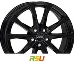Autec Typ BX - Brixen schwarz 6.5x16 ET50 - LK5/114.3 ML67.1 Alufelge schwarz