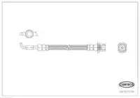 Corteco Bremsschlauch 49387016