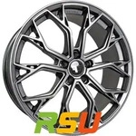 FF Wheels FF02 grey matt 8.5x19 ET45 - LK5/112 ML66.6 Alufelge grau