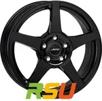 Autec Typ VL - Valea schwarz 7.5x19 ET32 - LK5/112 ML70 Alufelge schwarz