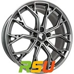 FF Wheels FF02 anthrazit 8x18 ET30 - LK5/112 ML72.6 Alufelge grau