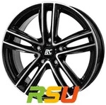 RC-Design RC27 schwarz front-poliert 7x18 ET50 - LK5/108 ML63.4 Alufelge schwarz