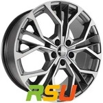 GMP Matisse anthracite matt diamond 6.5x18 ET30 - LK5/114.3 ML66.1 Alufelge grau