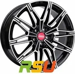 MAM B3 black front polish 8.5x19 ET45 - LK5/112 ML66.65 Alufelge schwarz