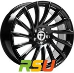 Tomason TN16 black painted 8.5x19 ET30 - LK5/112 ML72.6 Alufelge schwarz