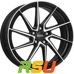 Dotz Spa black polished 8x18 ET48 - LK5/114.3 ML71.6 Alufelge schwarz