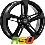2DRV WH36 schwarz gl&auml;nzend lackiert 8.5x19 ET48 - LK5/112 ML66.6 Alufelge...