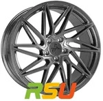 Keskin KT20 Future palladium painted 8x18 ET35 - LK5/120 ML72.6 Alufelge grau