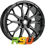 FF Wheels FF01 black painted 8x18 ET35 - LK5/120 ML72.6 Alufelge schwarz
