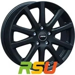Autec Typ S - Skandic schwarz matt 6.5x16 ET32 - LK5/114.3 ML70 Alufelge schwarz