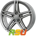 Rial M10X metal-grey 8.5x19 ET54 - LK5/112 ML66.5 Alufelge grau