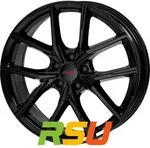 Alutec Aveleno diamant-schwarz 8x18 ET40 - LK5/112 ML70.1 Alufelge schwarz