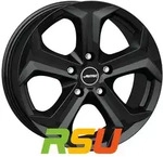 Autec Typ X - Xenos schwarz matt 7x17 ET50 - LK5/112 ML70 Alufelge schwarz