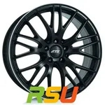 ATS Perfektion racing-schwarz / horn poliert 8x18 ET42 - LK5/112 ML70.1 Alufelge