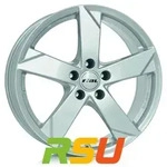Rial Kodiak polar-silber 7x17 ET40 - LK5/114.3 ML66.1 Alufelge silber
