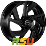 Avus Racing AC-521 black 7.5x19 ET42 - LK5/108 ML73.1 Alufelge schwarz