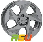 Alutec Solar metal-grey 8x19 ET46 - LK5/114.3 ML70.1 Alufelge grau