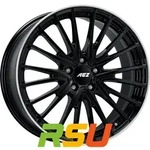 AEZ Berlin black/polished lip 8.5x19 ET40 - LK5/114.3 ML64.1 Alufelge schwarz