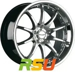 Tomason TN8 hyperblack diamond polished with steel lip 8.5x19 ET35 - LK5/120...