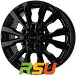 Platin P86 black glossy 6.5x17 ET50 - LK6/120 ML74.5 Alufelge schwarz