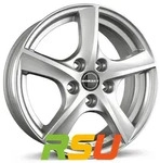 Borbet TL brilliant silver 5-Speiche 6.5x16 ET50 - LK5/108 ML63.4 Alufelge...