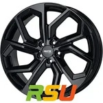 Platin P97 black glossy 7.5x18 ET45 - LK5/112 ML57.1 Alufelge schwarz