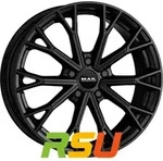 Mak Asphalt gloss black 8x18 ET37 - LK5/112 ML57.1 Alufelge schwarz