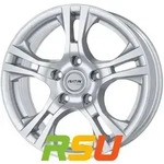 Platin P53 silber 6.5x16 ET48 - LK5/112 ML66.5 Alufelge silber