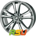 RC-Design RC17 chromsilber lackiert 8x19 ET38 - LK5/108 ML72.6 Alufelge silber