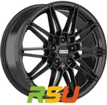 Fondmetal Thoe glossy black 8x18 ET49 - LK5/112 ML66.5 Alufelge schwarz