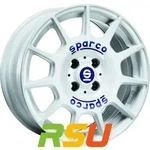 Sparco Terra white 7.5x17 ET38 - LK5/110 ML73.1 Alufelge wei&szlig;