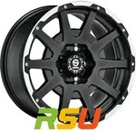 Sparco Dakar matt black lip polished + rivets 8.5x17 ET0 - LK6/120 ML67.1 Alufelge