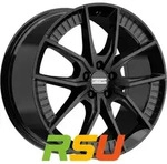 Fondmetal Elatha glossy black 8.5x19 ET21 - LK5/112 ML66.5 Alufelge schwarz