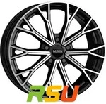 Mak Asphalt black mirror 8.5x20 ET37 - LK5/112 ML66.45 Alufelge schwarz