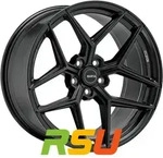 Sparco FF3 matt black 8x18 ET35 - LK5/100 ML63.3 Alufelge schwarz