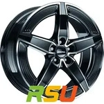 Ronal R72 jetblack frontkopiert 8x19 ET34.1 - LK5/112 ML66.5 Alufelge schwarz