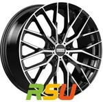 Fondmetal Makhai glossy black machined 8.5x19 ET25 - LK5/112 ML66.5 Alufelge...